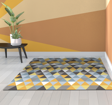 Tapis vinyle salon scandinave couleur pastel - TenStickers