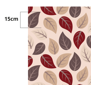tapis salon vinyle de feuilles dautomne - TenStickers