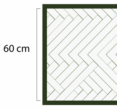 Tapis vinyle cuisine mosaique carreaux blancs abstraits - TenStickers