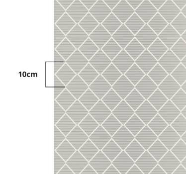 Tapis vinyle salon surface à motif diamant - TenStickers