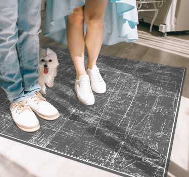 Tapis vinyle salon effet traces pistes de skate abstraites - TenStickers