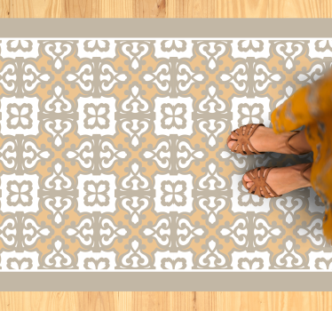 Tapis mosaique vinyle accents élégants et graphiques - TenStickers
