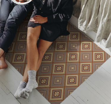 Tapis mosaique vinyle arrangements de tuiles décoratives - TenStickers