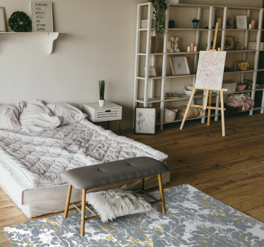 Tapis mosaique vinyle composition abstraite en mosaïque - TenStickers