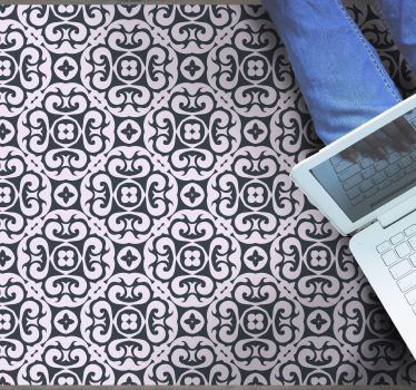 Tapis mosaique vinyle composition mosaïque Élégante - TenStickers