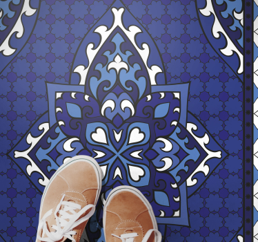 Tapis mosaique vinyle symétrie de la mosaïque - TenStickers