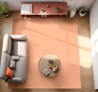 Tapis vinyle rectangulaire Peach Fuzz - TenStickers