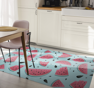 Tapis vinyle vintage Pastèques des années 70 - TenStickers