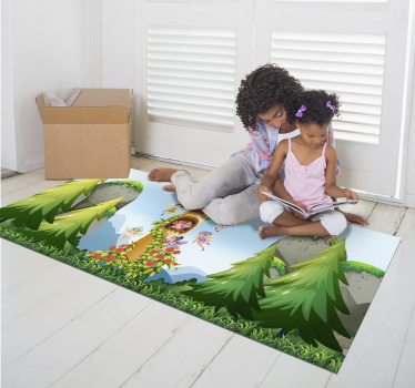 Tapis vinyle pour enfants enchanted Forest Play Area - TenStickers