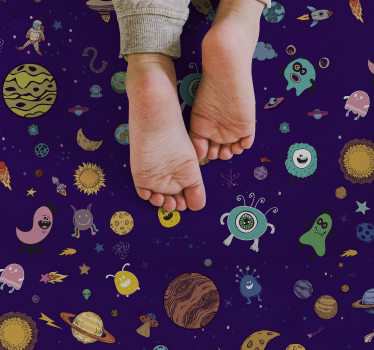 Tapis vinyle autres tapis aventure des créatures cosmiques - TenStickers