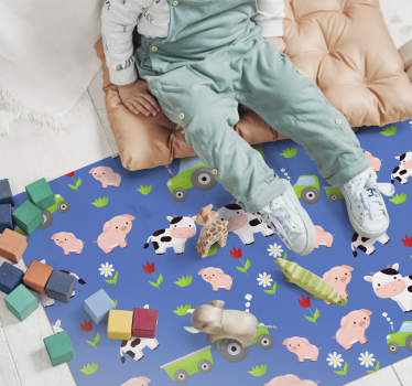 Tapis vinyle autres tapis basse-cour ludique - TenStickers