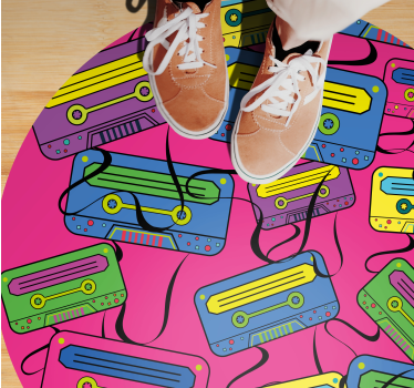 Tapis vinyle autres tapis cassettes vives - TenStickers