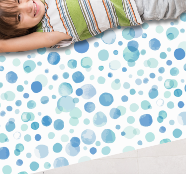 Tapis vinyle autres tapis disposition de points vibrante - TenStickers