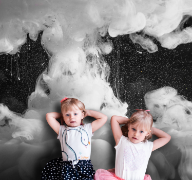 Tapis vinyle autres tapis formation de nuages duveteux - TenStickers