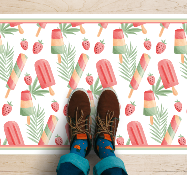 Tapis vinyle autres tapis friandises glacées colorées - TenStickers