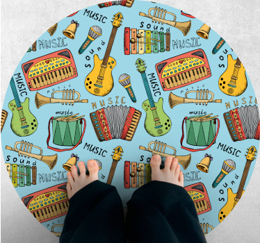 Tapis vinyle autres tapis instruments de musique plaisir - TenStickers