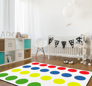 Tapis vinyle autres tapis jeu de points colorés - TenStickers