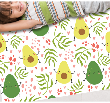 Tapis vinyle autres tapis joli motif d'avocat - TenStickers