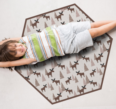 Tapis vinyle autres tapis motif de montagne d'orignal - TenStickers