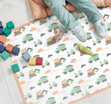 Tapis vinyle autres tapis récréation de construction - TenStickers