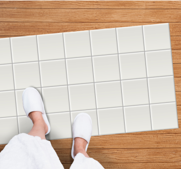Tapis vinyle carreaux de ciment simulation de céramique - TenStickers