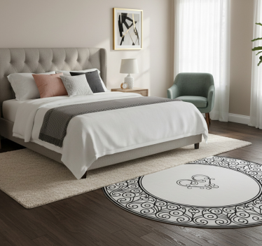 Tapis vinyle chambre amour véritable - TenStickers