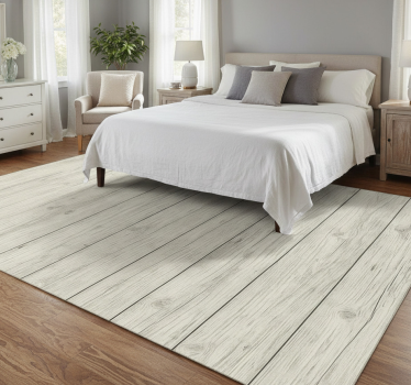 Tapis vinyle chambre bois rustique - TenStickers