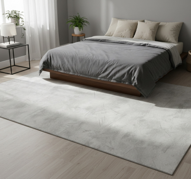 Tapis vinyle chambre gris industriel - TenStickers