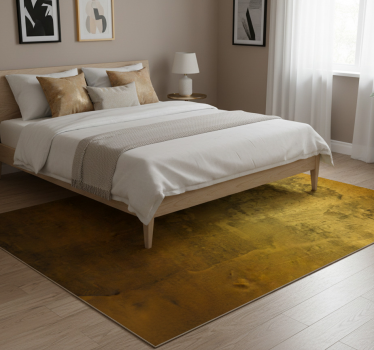 Tapis vinyle chambre motif doré rétro entrelacé - TenStickers