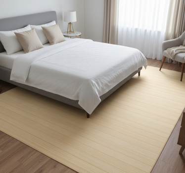 Tapis vinyle chambre panneaux en bois clair - TenStickers