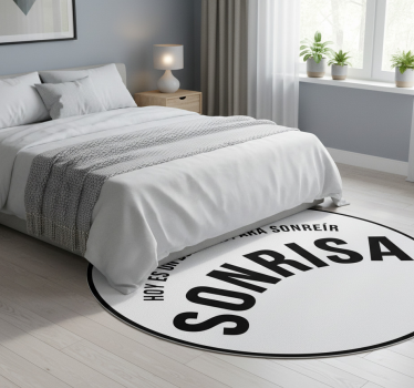 Tapis vinyle chambre sourire - TenStickers
