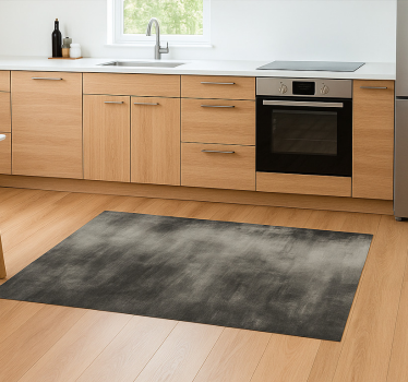 Tapis vinyle cuisine effet bois gris foncé - TenStickers