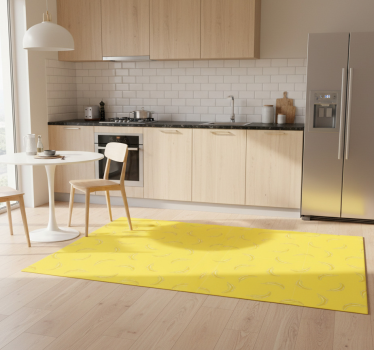 Tapis vinyle cuisine jaunes pantone bananas - TenStickers