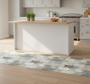 Tapis vinyle cuisine mosaïque de pilules moderne - TenStickers