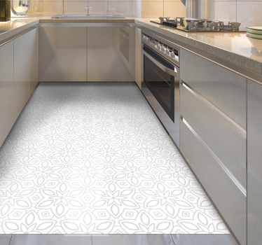 Tapis vinyle cuisine symétrie de cuisine - TenStickers