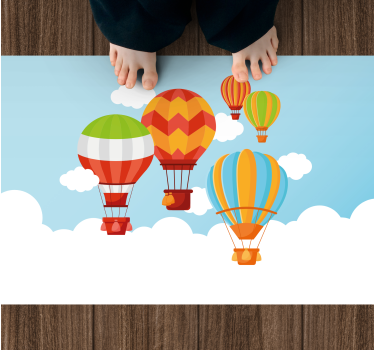 Tapis vinyle autres tapis air chaud coloré - TenStickers