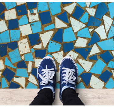 Tapis mosaique vinyle arrangements de carreaux de mosaïque - TenStickers