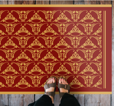 Tapis vinyle vintage élégance inspirée du mandala - TenStickers