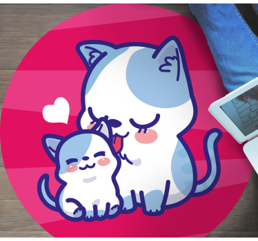 Tapis vinyle autres tapis compagnons félins câlins - TenStickers