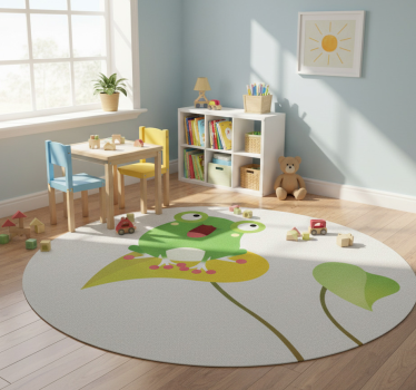 Tapis vinyle pour enfants grenouille chantante - TenStickers