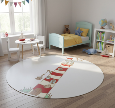 Tapis vinyle pour enfants design phare - TenStickers