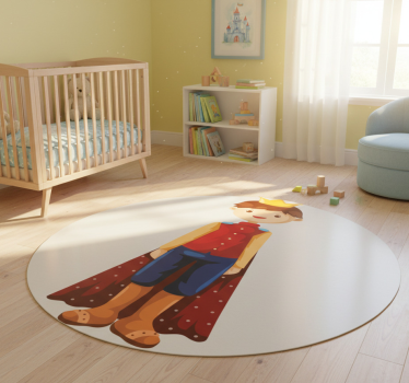 Tapis vinyle pour enfants illustration de roi - TenStickers