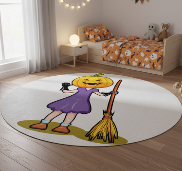 Tapis vinyle pour enfants illustration halloween - TenStickers