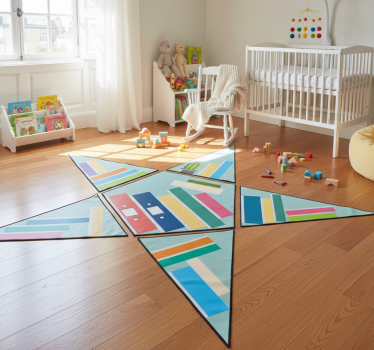 Tapis vinyle pour enfants lecteur d'étoiles - TenStickers
