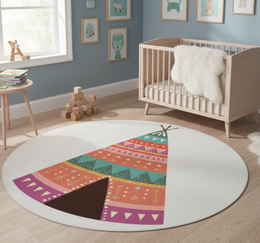 Tapis vinyle pour enfants tête de lit boutique indienne - TenStickers