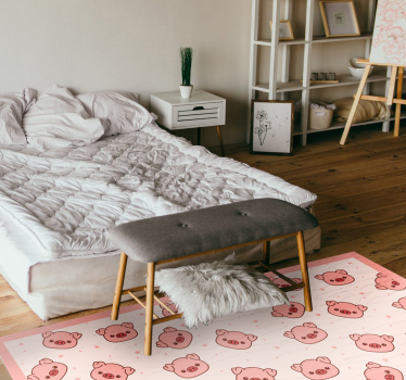 Tapis vinyle pour enfants motifs de cochons mignons - TenStickers