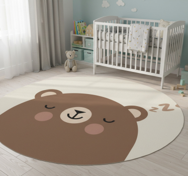 Tapis vinyle pour enfants ours pour lit enfant - TenStickers