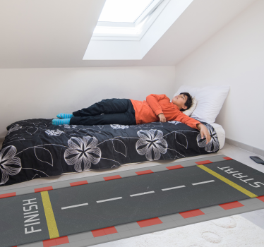Tapis vinyle route piste de course classique - TenStickers