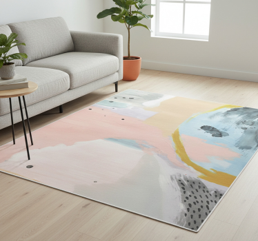 Tapis vinyle salon art collant coloré - TenStickers
