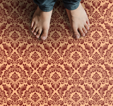 Tapis vinyle vintage élégance baroque - TenStickers